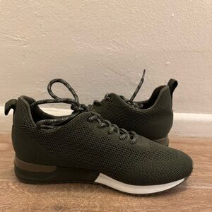 Women's Olive Athletic Shoes